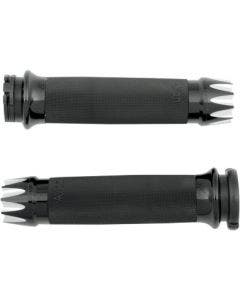 RC Components Custom Anodized Excalibur Grips for Harley Cable Models 84-13 | CC-86-ANO-EX