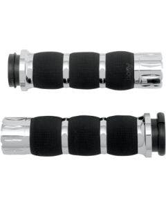 Avon Grips Air Cushion Chrome Rival Grips for Harley Throttle By Wire 08-23
