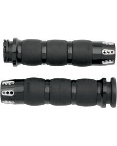 RC Components Velvet Air Anodized Gatlin Grips for Harley Cable Models 84-13