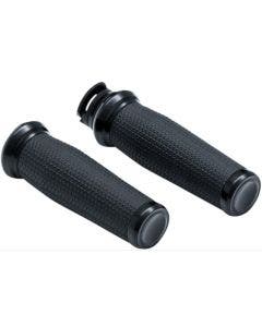 Kuryakyn 5939 Black Thresher Textured Handlebar Grips 15-19 Indian Scout