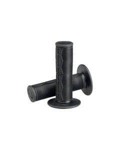 Biltwell Inc. Medium Black Moto Grips for 1" Handlebars 4 Harley 
