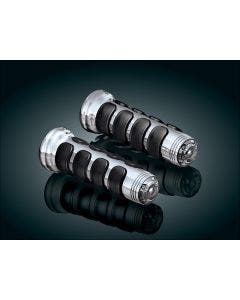 Kuryakyn Chrome ISO-Grips Hand Grips 06-17 GL1800 F6B with Heated Grips