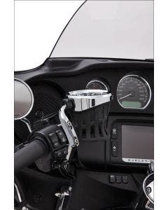 Ciro 50410 Chrome Left or Right Perch Mount Drink Holder for Harley or Metric