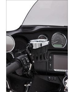 Ciro Black Left or Right Perch Mount Drink Holder for Harley or Metric Models