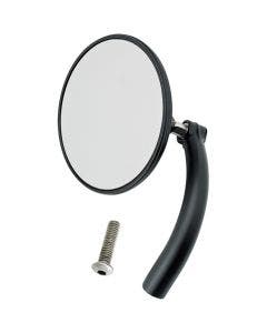 Biltwell Black Round Utility Mirror Perch Mount for Harley Metric Custom (ea)