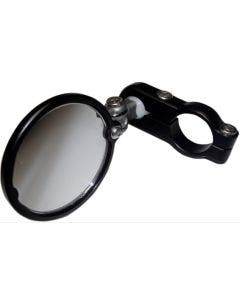 CRG BSLS-100 Black LS 2" Folding Aluminum Motorcycle Mirror Universal 7/8" Clamp