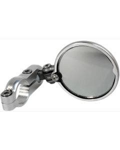 CRG BSLS-201 Chrome LS 2" Folding Aluminum Motorcycle Mirror Universal 7/8 Clamp