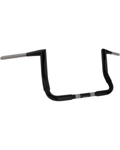 Khrome Werks Black 10" Buck-50 1.5" Handlebars TBW Harley FLH Touring 08-23