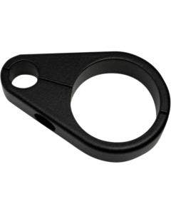 Drag Specialties Black Aluminum Throttle Cable Clamp 49MM Harley Front Forks