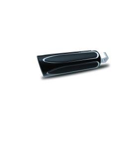 Arlen Ness Black Deep Cut Comfort Male Mount Footpegs for Harley Models
