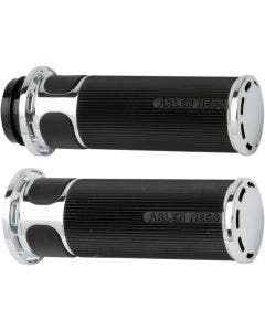 Arlen Ness Fusion Slot Track Hand Grips for Harley