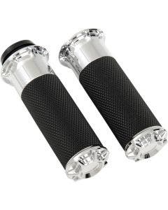 Arlen Ness Beveled Hand Grips for Harley