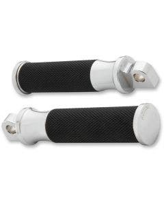 Arlen Ness 07-920 Smooth Chrome Fusion Male-Mount Foot Pegs Harley or Metric