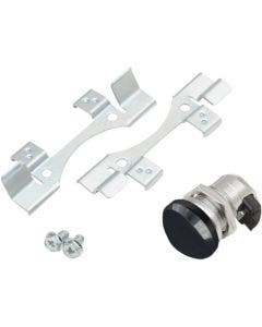 Drag Specialties Black Push Button Fuel Door Latch Kit Harley Touring 92-16