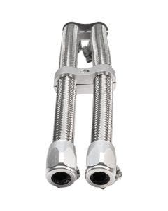 Jagg 0711-0237 Stainless Steel Braided Oil Cooler Hose Upgrade Kit Harley Metric
