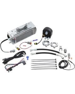 UltraCool SMT-2C Chrome Fan Cooled Plug N Play Oil Cooler 09-16 H-D Touring