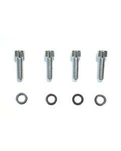Chrome Front Caliper Mounting Hardware Bolt Kit 08-17 Dual Disc Touring