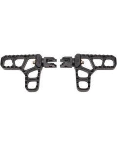 Joker Machine 08-62-6B Black Serrated Billet Drivers Foot Pegs 18-19 Harley FL