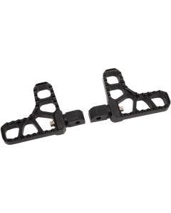 Joker Machine 08-62-7B Black Serrated Billet Passenger Foot Pegs 18-19 Harley FL