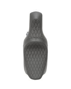 Drag Specialties Black Diamond Stitch Caballero 2-up Seat for Harley FLH/T 08-23