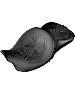 Danny Gray AirHawk Longhaul 2-Up XL Seat W/ Backrest Opt Harley Touring 08-23
