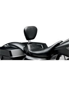 Le Pera Bare Bones Smooth Solo Seat W/Drivers Backrest for Harley 08-23 FLH/Touring
