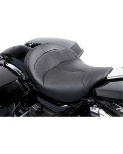 Danny Gray BigIST Black Leather Solo Wide Saddle Seat Harley Touring 08-23