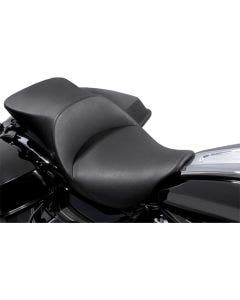 Danny Gray TourIST 2-Up Touring Black Vinyl Seat for Harley FLH/T 08-23