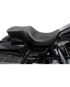 Danny Gray TourIST 2-Up Touring Black Leather Seat for Harley FLH/T 08-23