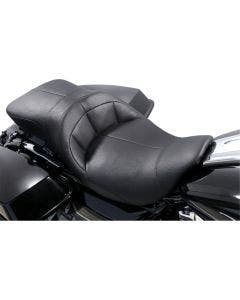 Danny Gray TourIST 2-Up Air Touring Black Vinyl Seat for Harley FLH/T 08-23