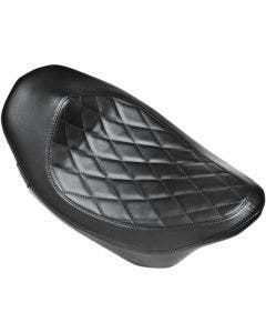 Le Pera LK-807DM Villain Diamond Black Stitch Solo Harley Touring FLH/T 08-18