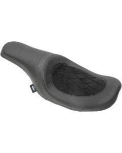 Drag Predator 2 up Diamond Stitch Seat Harley 10-15 FL Razor Back Stretched Tank | 0801-0975