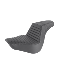 Saddlemen Step-Up Black Front TR Rear LS Harley Seat for 18-22 FLFB/FLFBS 
