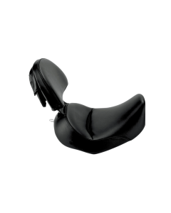 Saddlemen Heels Down Solo Seat W/O Studs W/ Backrest 4 Harley 06-17 FLSTN/C