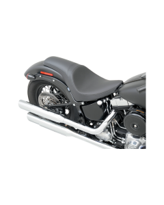 Drag Predator Smooth Harley Seat for 11-13 FXS 12-17 FLS 30" L Overall (Not Reflective)