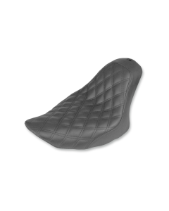 Saddlemen Renegade Lattice Stitch Solo Black Seat 4 Harley 06-09 FXST 07-17 FLSTF/B