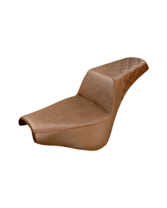 Saddlemen Step-Up Brown Rear LS Harley Seat for 18-22 FXBB/FXBBS 818-30-173BR