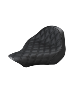 Saddlemen Renegade Lattice Stitch SaddleHyde Solo Black Seat 4 Harley 13-17 FXSB