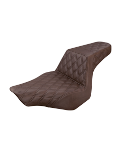 Saddlemen Step-Up Brown Full LS Harley Seat for 13-17 FXSB 813-27-175BR