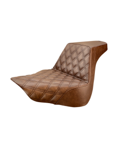Saddlemen Step-Up Brown Front LS Harley Seat for 18-22 FLFB/FLFBS 818-27-172BR