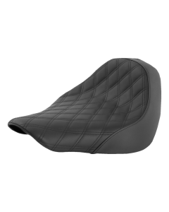Saddlemen Renegade Lattice Stitch Solo Black Seat 4 Harley 18-23 FLFB/FLFBS