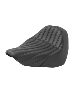 Saddlemen Knuckle Ribbed Solo Black SaddleHyde Seat 4 Harley 18-23 FLFB/FLFBS