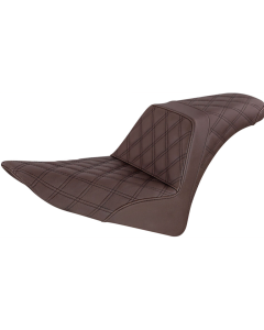Saddlemen Step-Up Brown Full LS Harley Seat for 12-17 FLS 11-13 FXS
