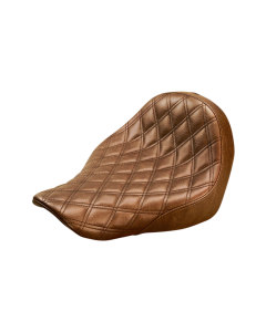 Saddlemen Renegade Lattice Stitch Solo Brown Seat 4 Harley 18-23 FLSB/FXLR/FXLRS