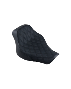 Saddlemen Renegade Lattice Stitch Solo Black Seat 4 Harley 18-23 FLHC/FLHCS/FLDE