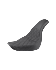 Saddlemen Profiler Lattice Stitch Black Seat 4 Harley Softail 18-23 FXLR/FXLRS/FLSB