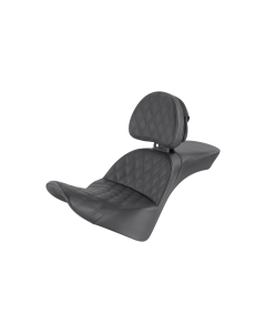 Saddlemen Explorer LS Touring Harley Seat W/ Backrest for 18-23 FL 818-33-030LS
