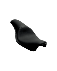 Drag Predator Smooth Black Solar Reflective Leather Harley Seat for FXD 96-03