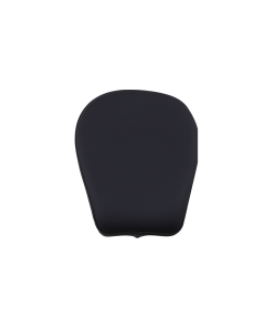 Drag Solo Black Optional Smooth Harley Wide Pillion Pad Seat for FXD/FLD 06-17