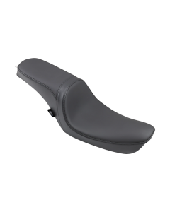 Drag Predator 2-Up Smooth Solar-Reflective Leather Black Seat for FXD 96-03